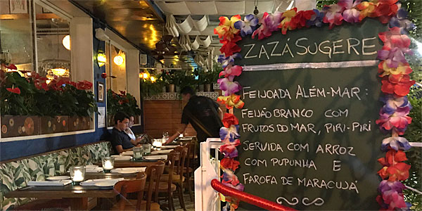 Restaurantes em Ipanema: Zazá Bistrô Tropical
