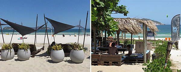 Rio de Janeiro praias: beach lounges