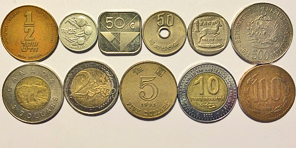 Que moeda levar para 50 países