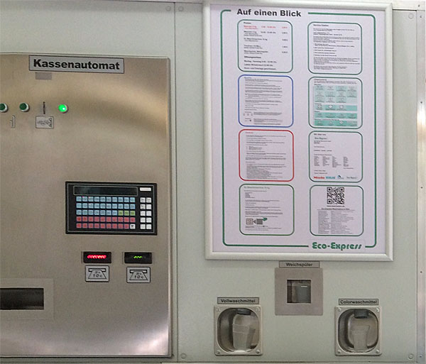 Lavanderia automática Europa: como funciona