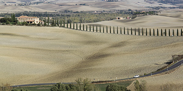 Viagens de carro: Val d'Orcia