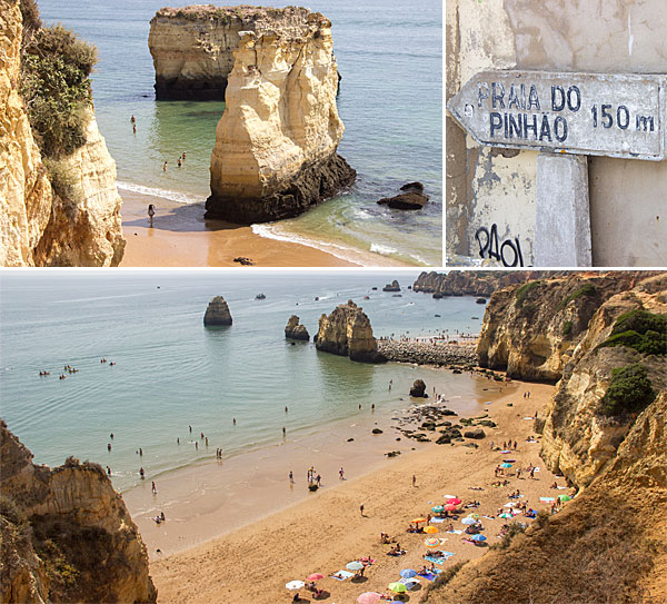 Algarve o que fazer: Praia do Pinhão, Lagos