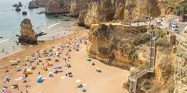 Algarve o que fazer: Praia Dona Ana, Lagos