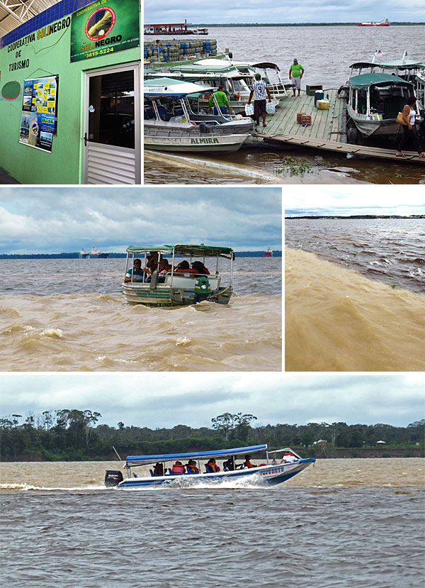 Manaus o que fazer: encontro das águas