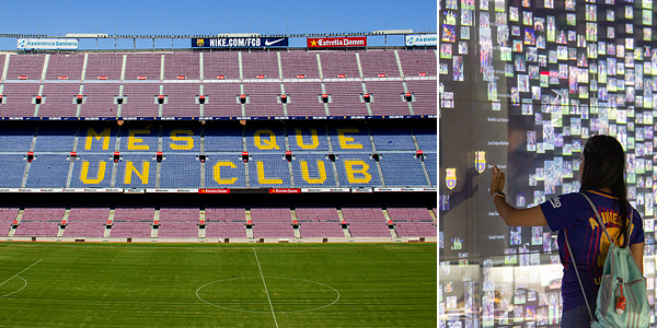 Tour no Camp Nou, estádio do Barcelona