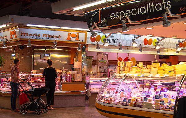 Mercado de Santa Caterina em Barcelona