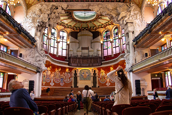 Palau de La Música Catalana em Barcelona