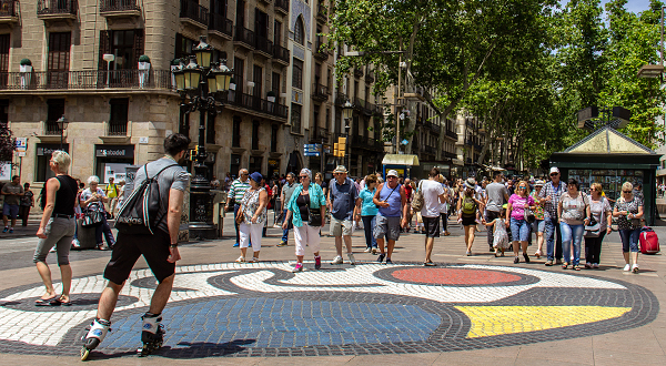 Miró na Rambla, Barcelona