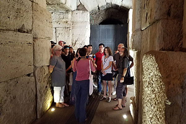 Coliseu: visita ao subterrâneo