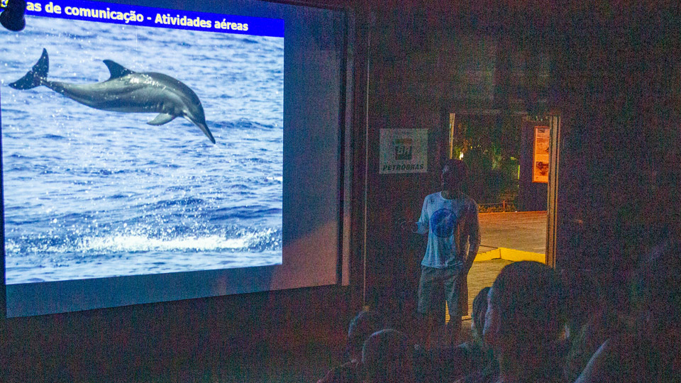 Palestra no Projeto Tamar - Fernando de Noronha