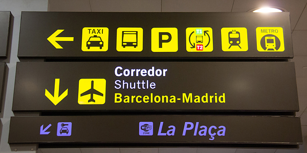 Transportes no aeroporto El Prat