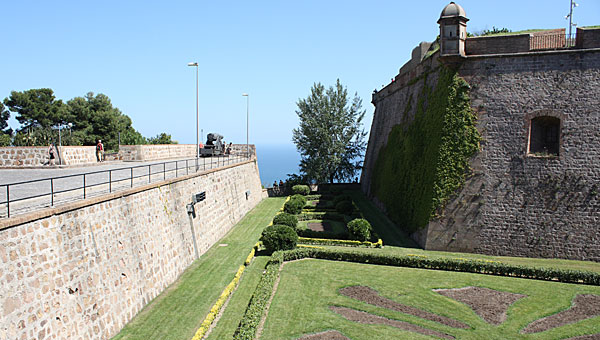 Castelo de Montjuic em Barcelona