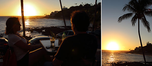 Salvador o que fazer: pôr do sol da Pedra da Sereia