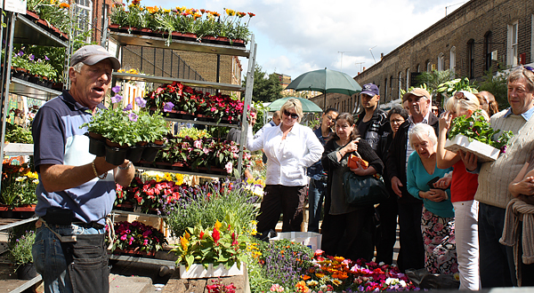 londres columbia road flower market