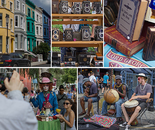 Londres o que fazer: Portobello Road Market