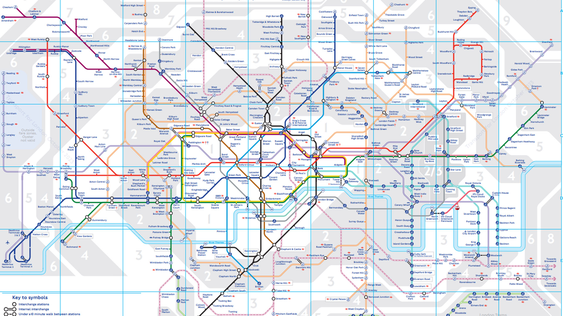 Como se locomover em Londres: mapa do metrô