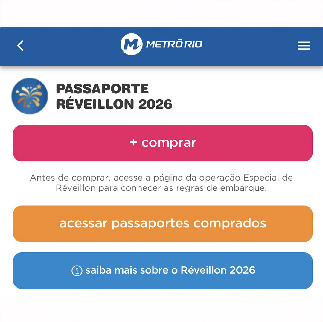 Réveillon 2026 em Copacabana 3 Réveillon no Rio de Janeiro 2026 - Passporte Réveillon do metrô