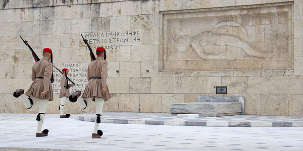 Troca de guarda na praça Syntagma, Atenas