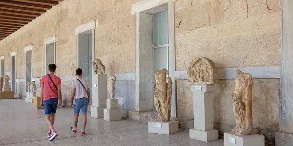 atenas museu da ágora antiga