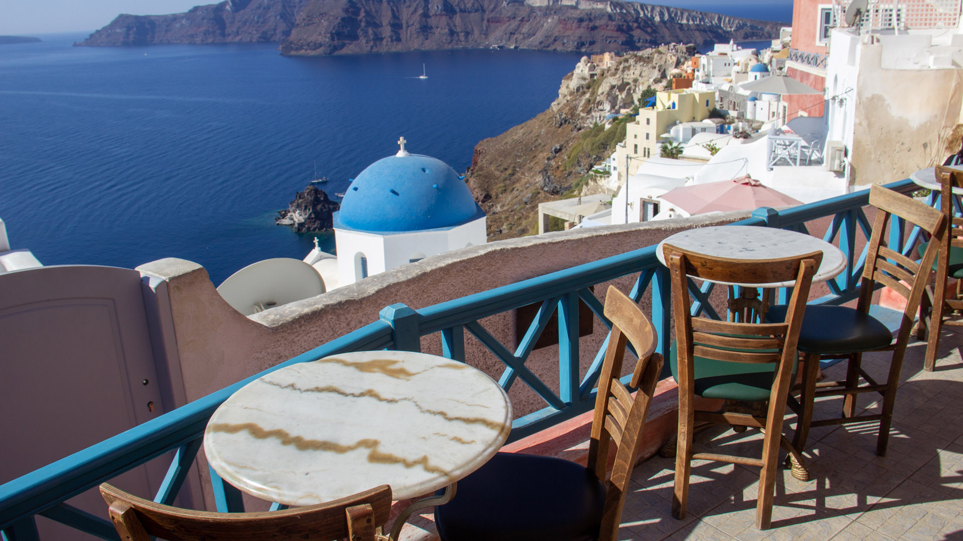 Onde comer em Santorini: confeitaria Melenio
