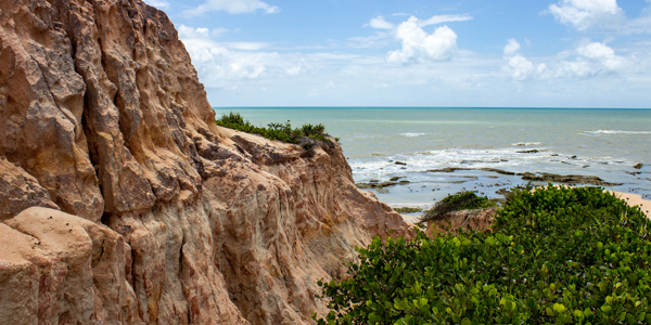 Prado: praia da costa norte