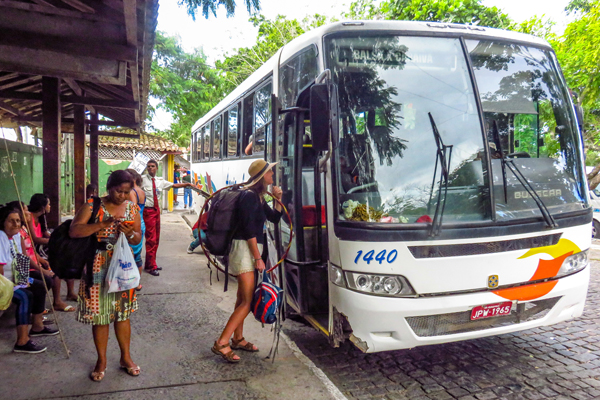 Ônibus Balsa x Caraíva