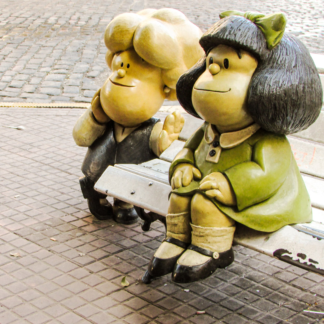Buenos Aires estátua Mafalda