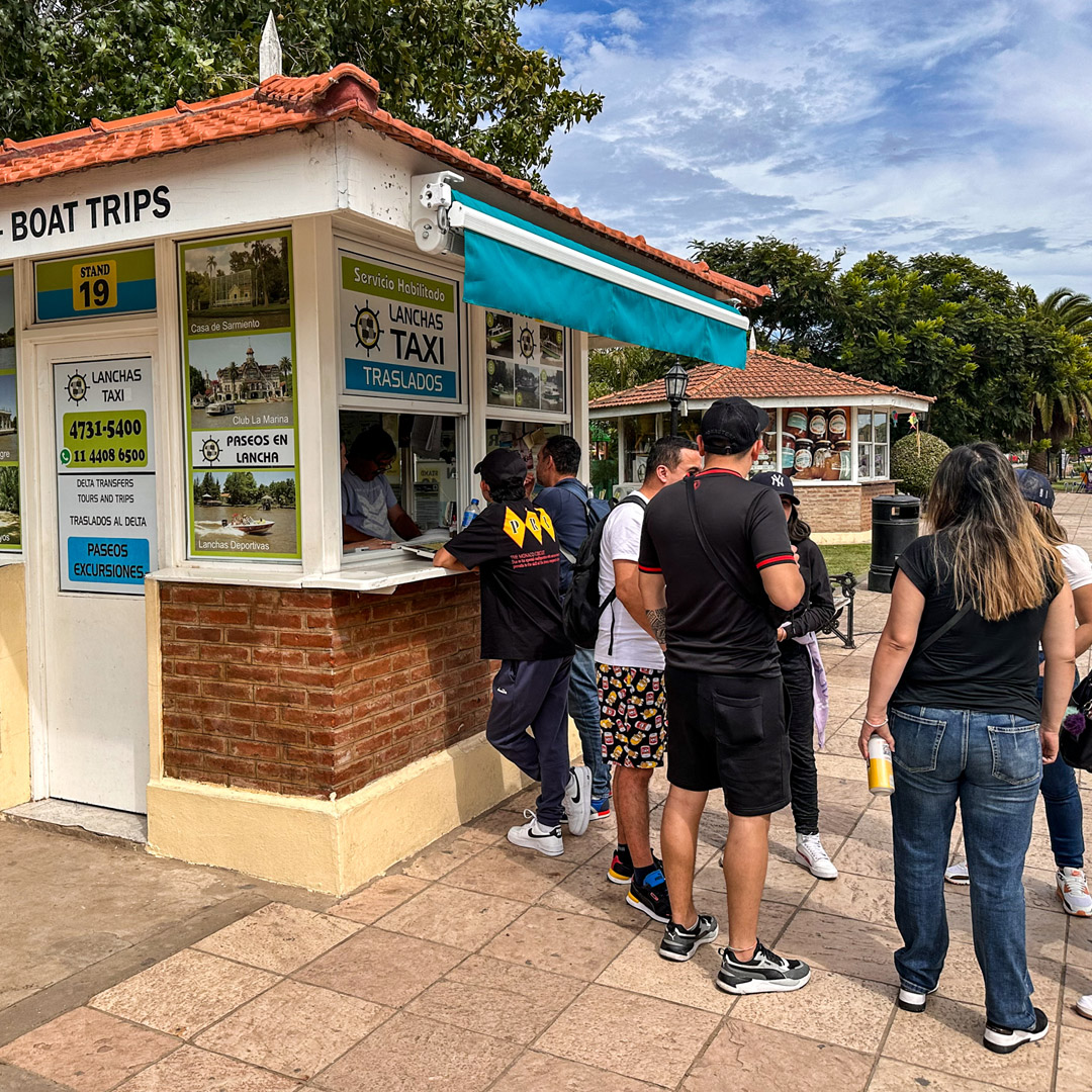 Buenos Aires: guichês de lanchas em Tigre