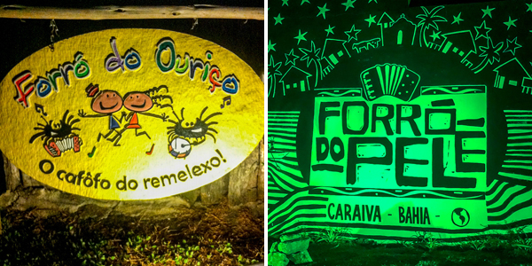 Forró em Caraíva: Forró do Ouriço e Forró do Pelé