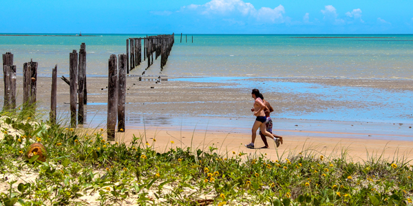 Praia do Píer, Cumuruxatiba