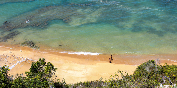 Praia dos Amores, praia do Espelho