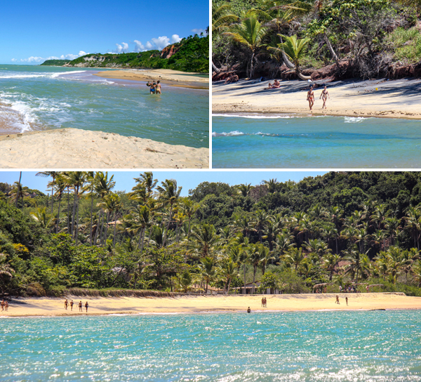 Praia do Espelho e seu riozinho