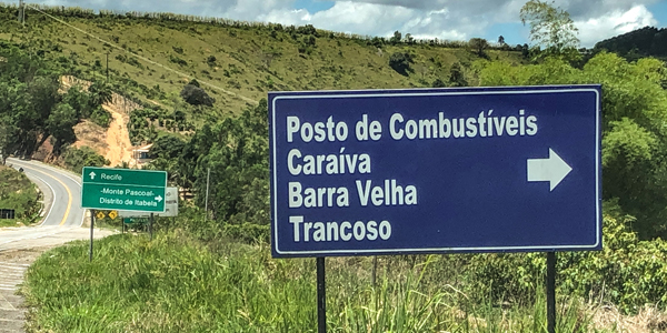 Como viajar de carro ao Sul da Bahia: entrada sul para Caraíva