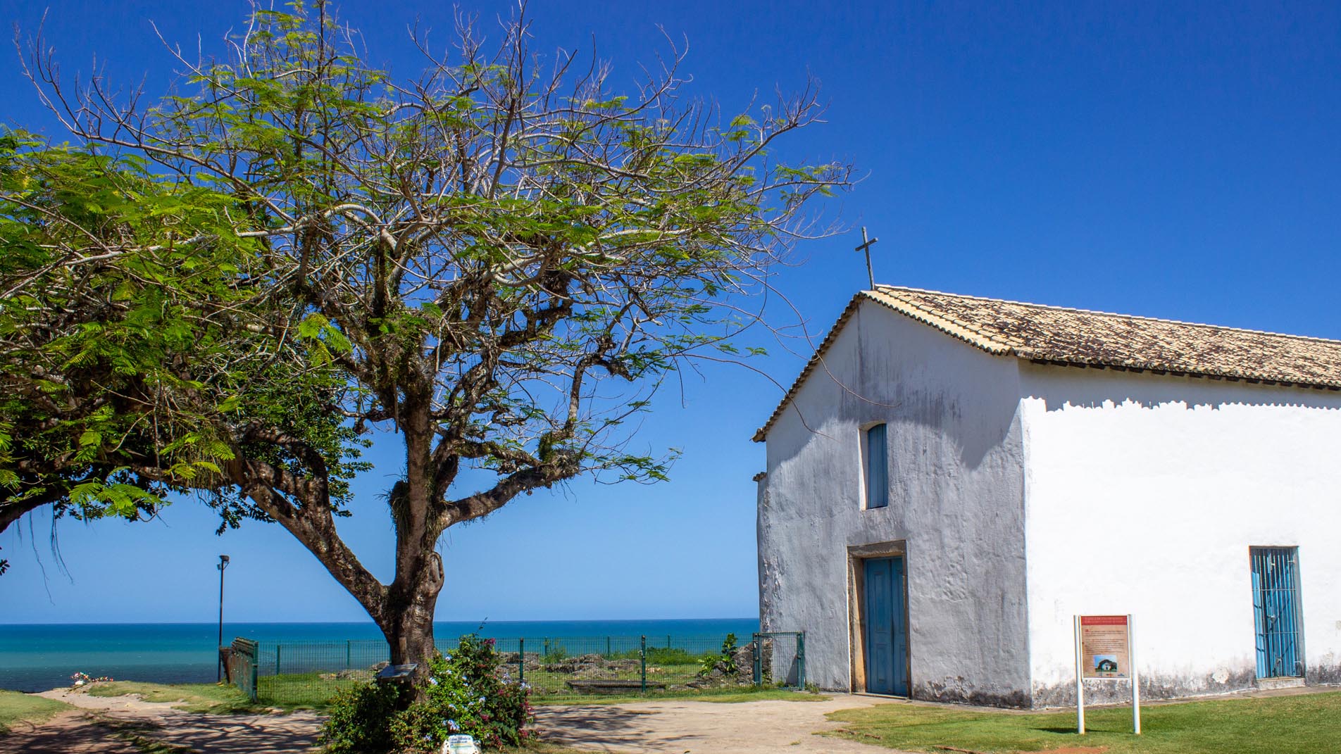 O que fazer em Porto Seguro - Centro Historico - Capela de São Benedito