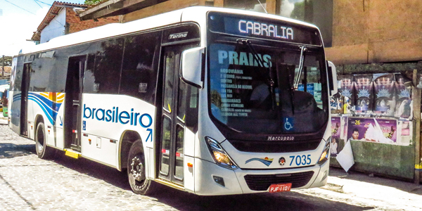 Ônibus para as praias Porto Seguro