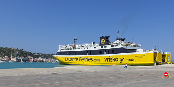 Chegando de ferry