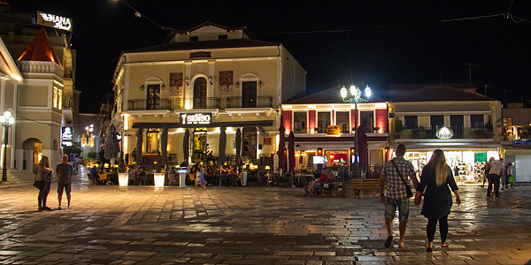 Zakynthos Town à noite