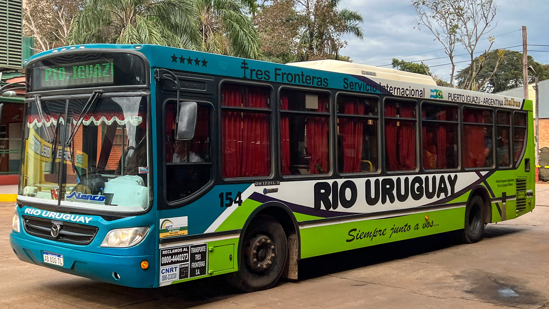 Ônibus de Foz do Iguaçu a Puerto Iguazú