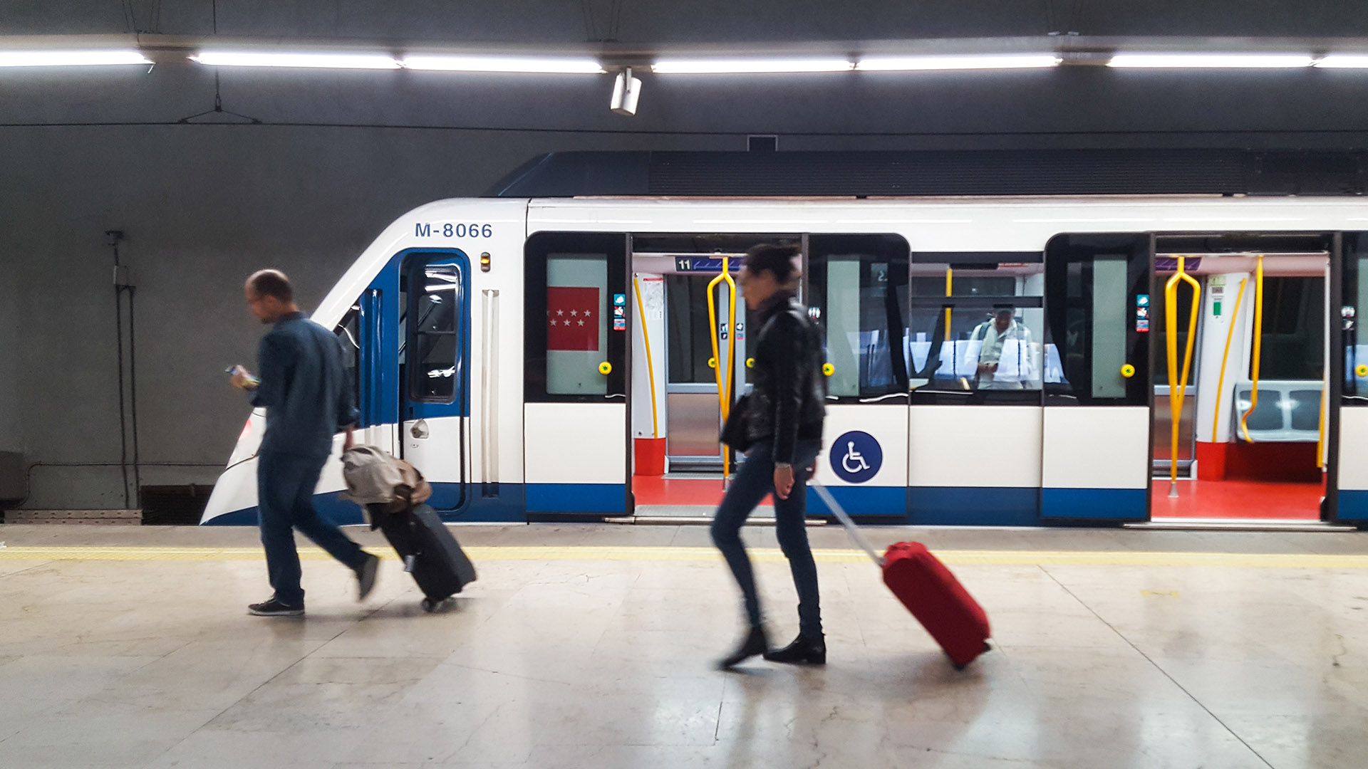 como se locomver em madri