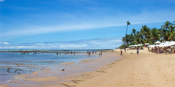 Praias sem aglomeração: Praia do Forte