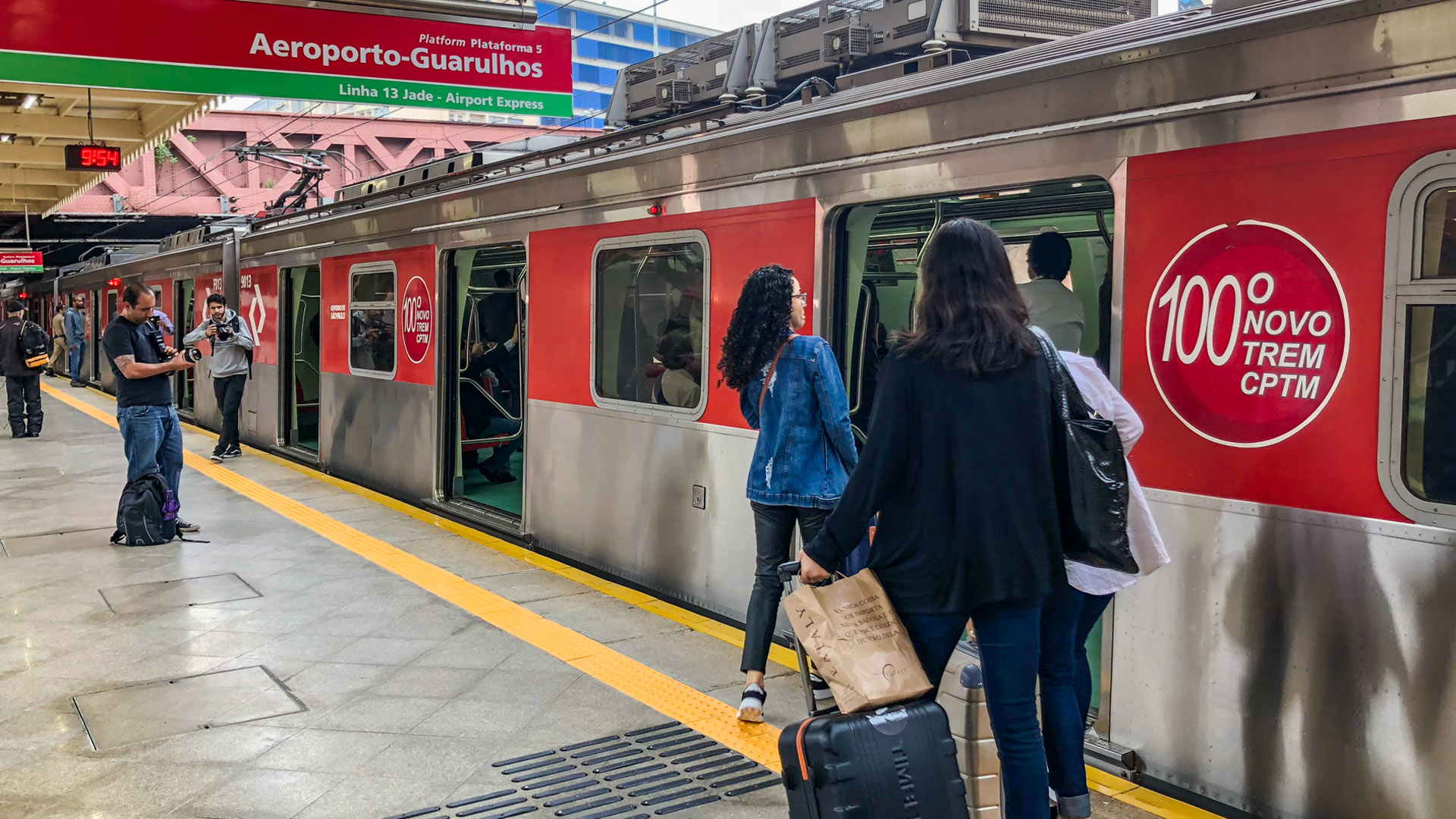 Trem para o aeroporto de Guarulhos