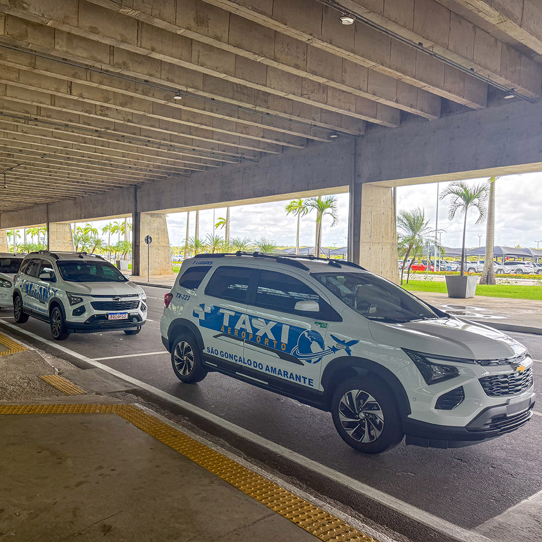 Como chegar a Natal - Stand de táxi - aeroporto de Natal
