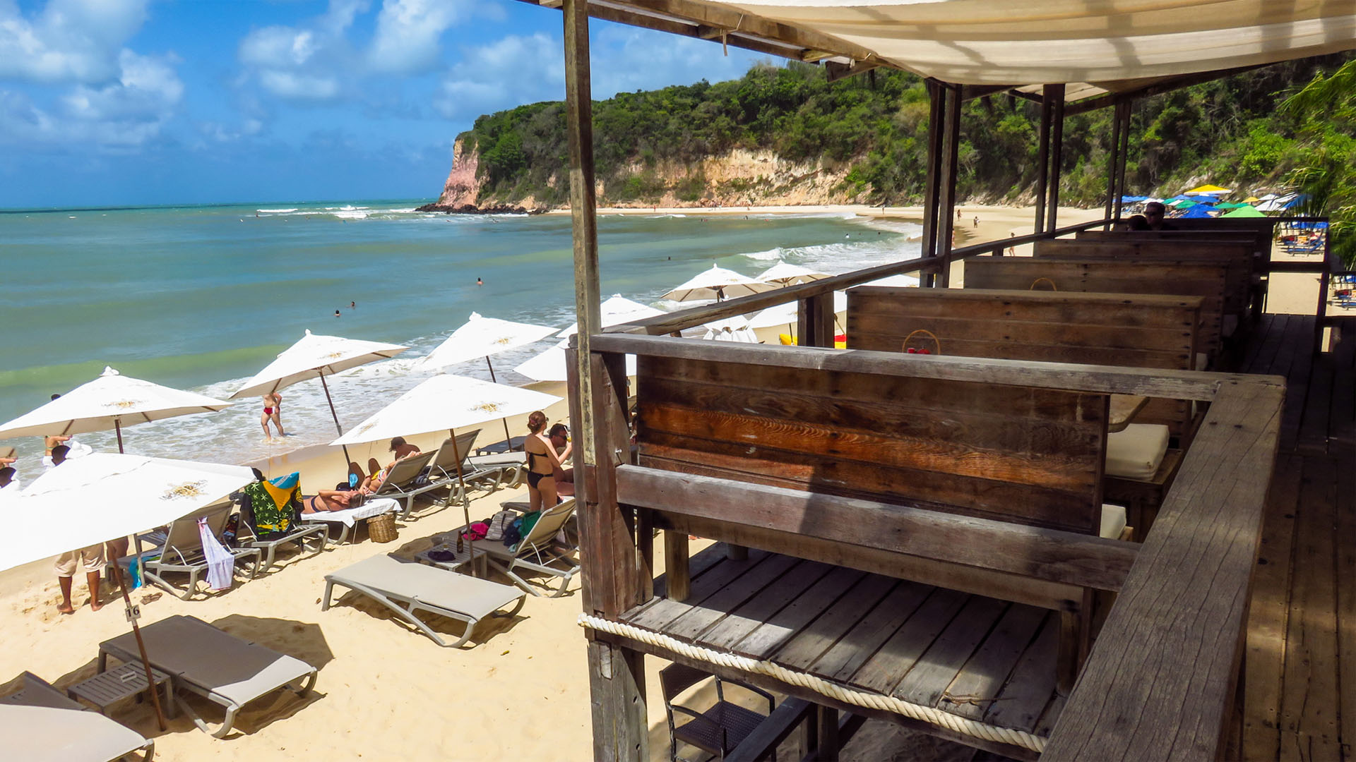 Pipa onde comer Madeiro Beach Bar