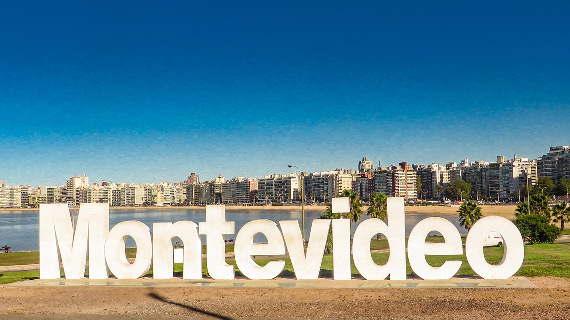 O que fazer em Montevidéu: Letreiro Montevidéu