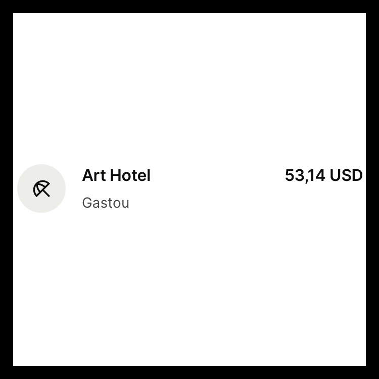Hotel Argentina cambio tarjeta