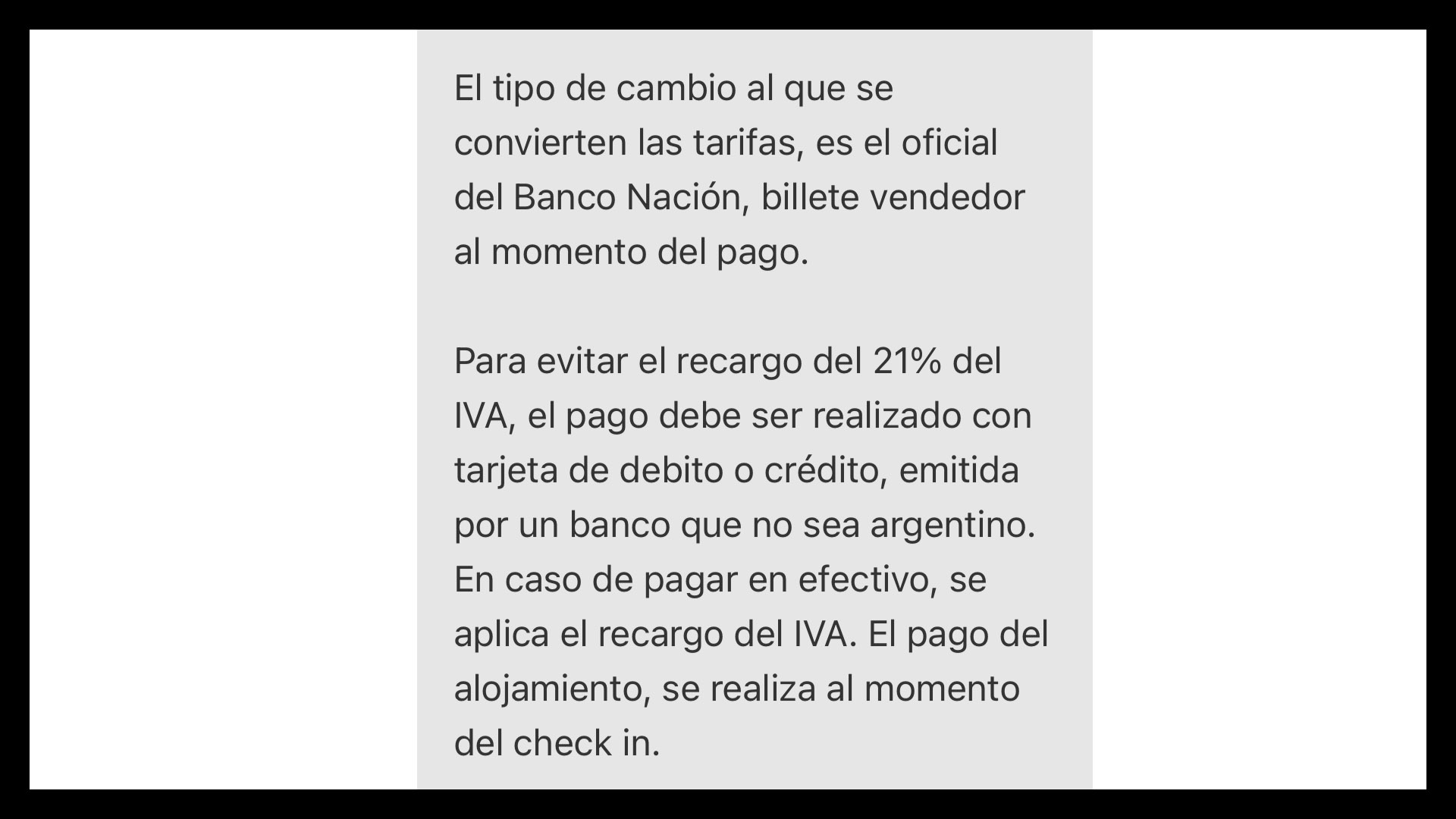 Câmbio em Buenos Aires - hotel