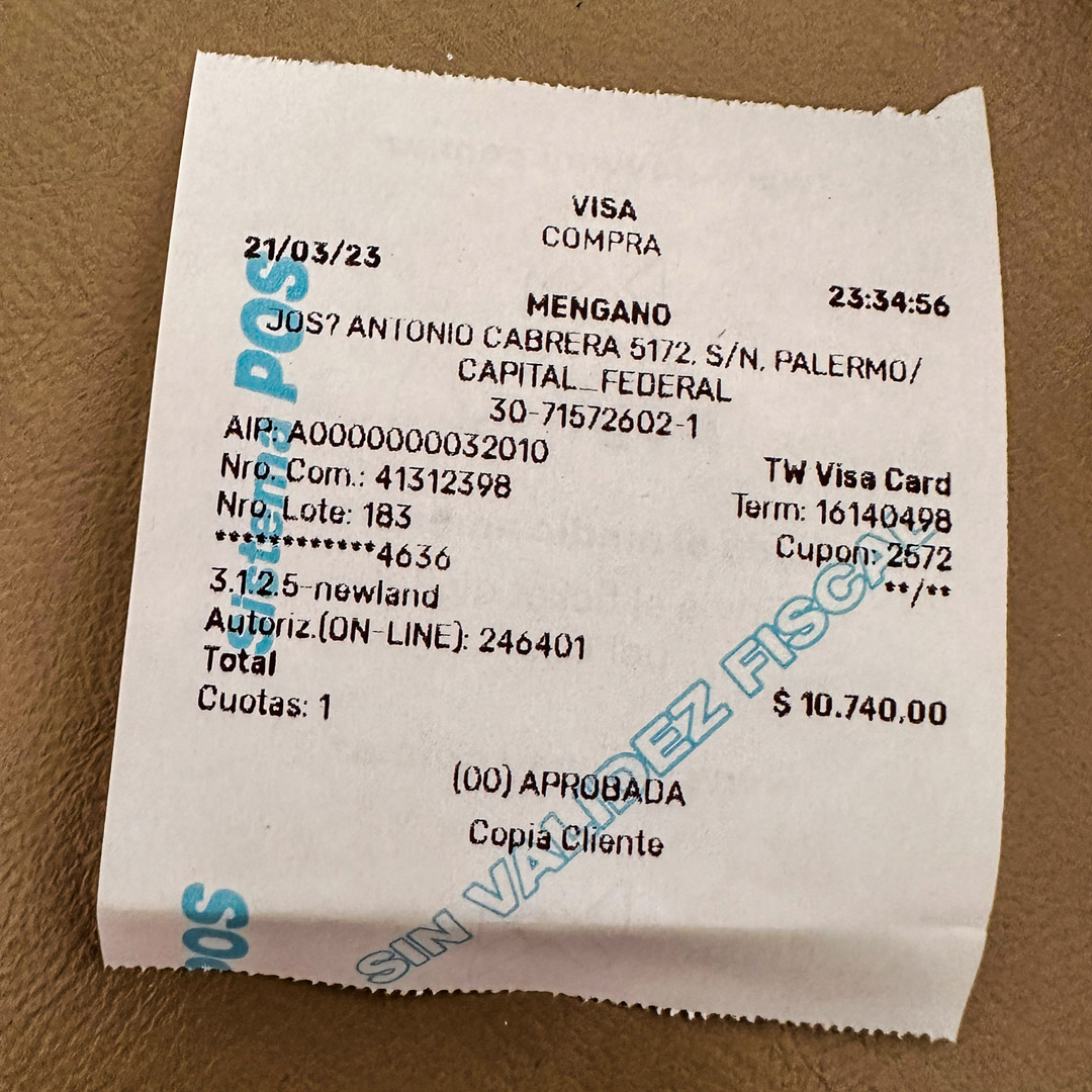 Câmbio tarjeta Argentina Visa