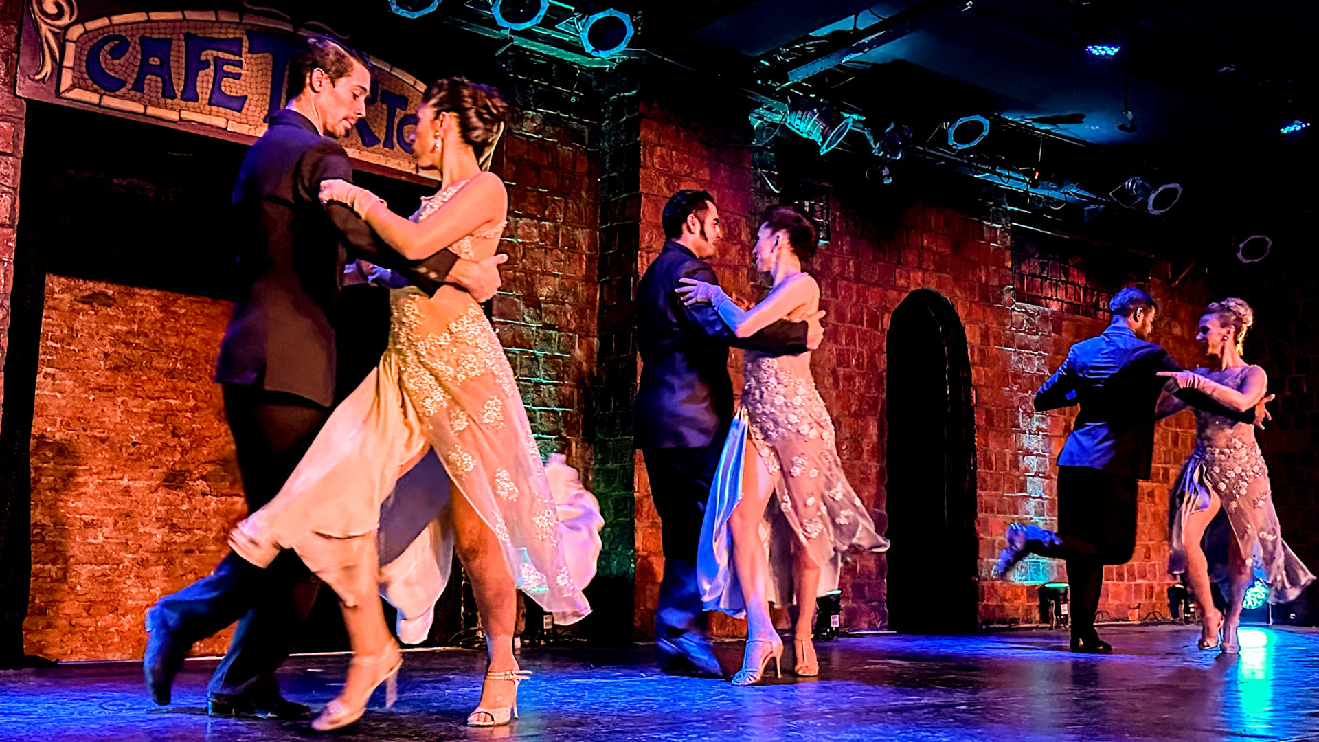 Pagamento de show de tango na Argentina