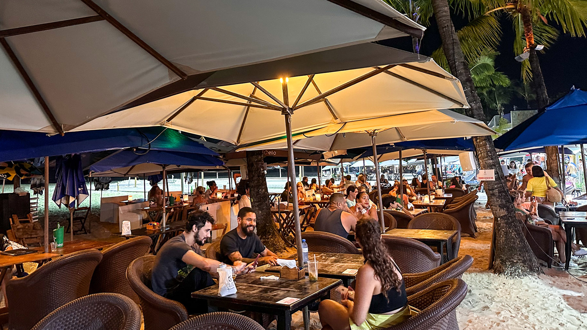 Morro de São Paulo - restaurantes na Segunda Praia