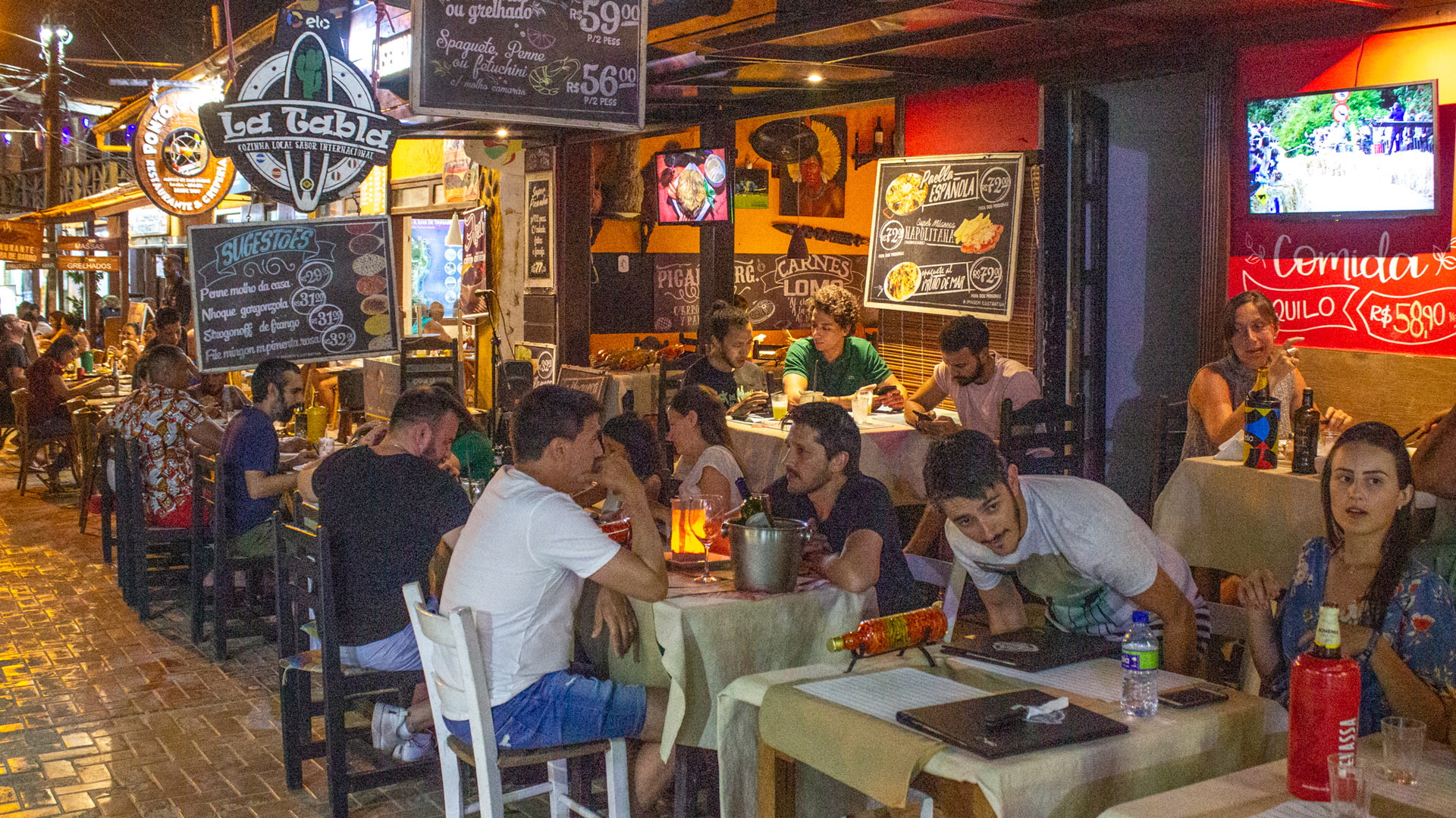 ONde comer em MOrro de São Pauo: La Tabla